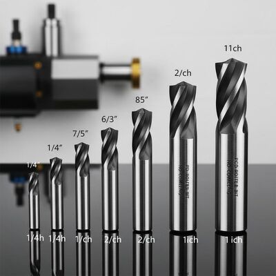 quality  No Coating PCD Router Bits with 1/4 Inch to 1 Inch Cutting Edge and Custom Flute Numbers for CNC and Milling Machines factory