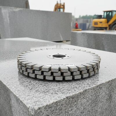 quality  Durable Diamond Circular Saw Blades with 75Cr1 Steel Body and 4.0mm Teeth Width for Quarry Stone & Slabs factory
